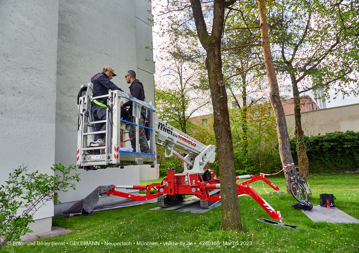 05.05.2023 - Graffiti am Karl-Marx-Ring 75 in Neuperlach